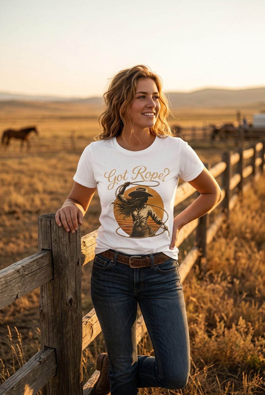 Got Rope? Western T-Shirt Lifestyle
